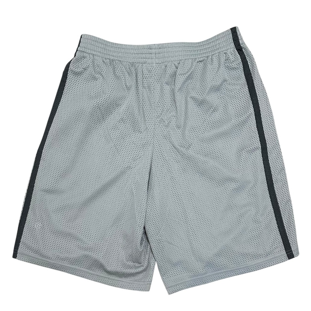 C9 by Champion Men's Light Gray Athletic Mesh Shorts with Dark Gray Trim (NWT) - Picture 4 of 7